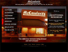 Tablet Screenshot of mccauslands.net
